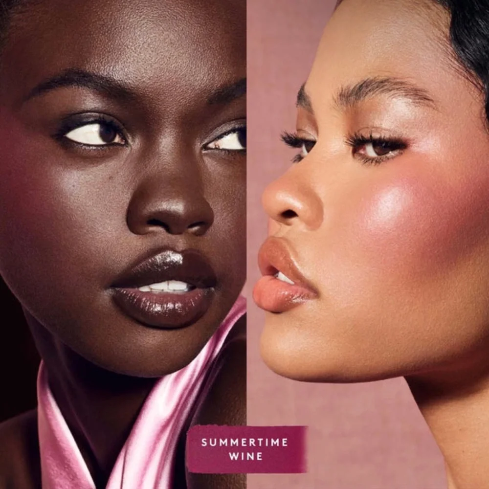 Fenty Beauty New‎ Cheeks Suede Powder Blush Summertime Wine 04